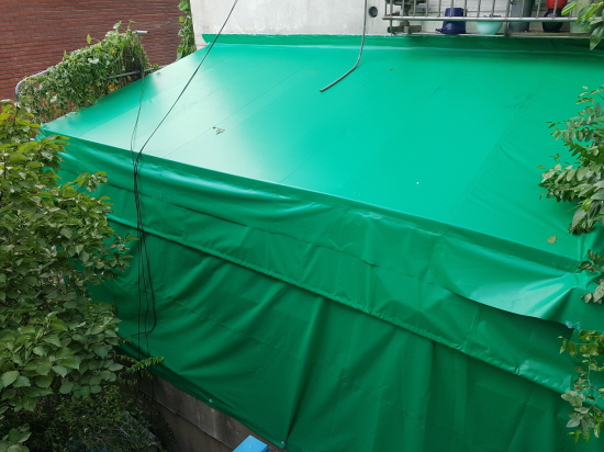 송파구 빌라 미장천막 원단교체