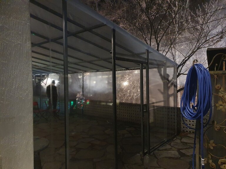 광주 제과점 방풍막