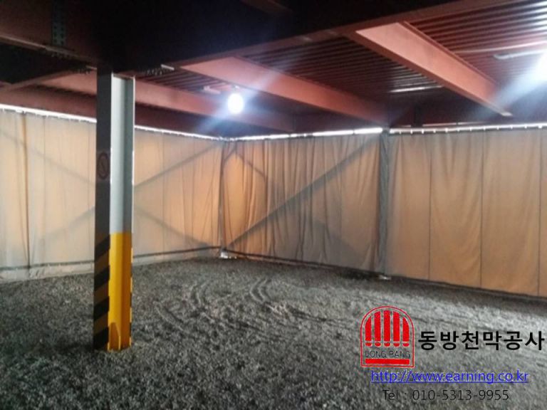 호텔 마리나베이 모델하우스 커텐천막