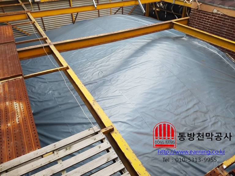 타이어뱅크 안산역점 지붕방수천막