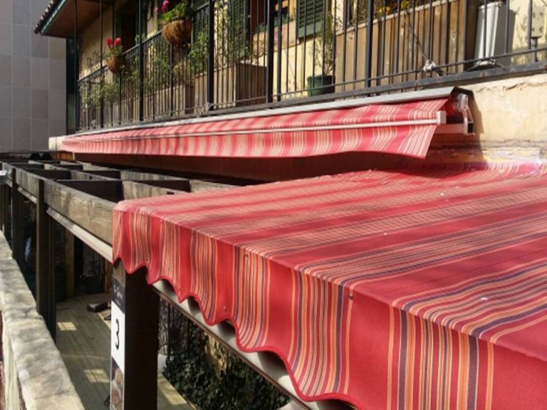 가브리엘 어닝 원단교체