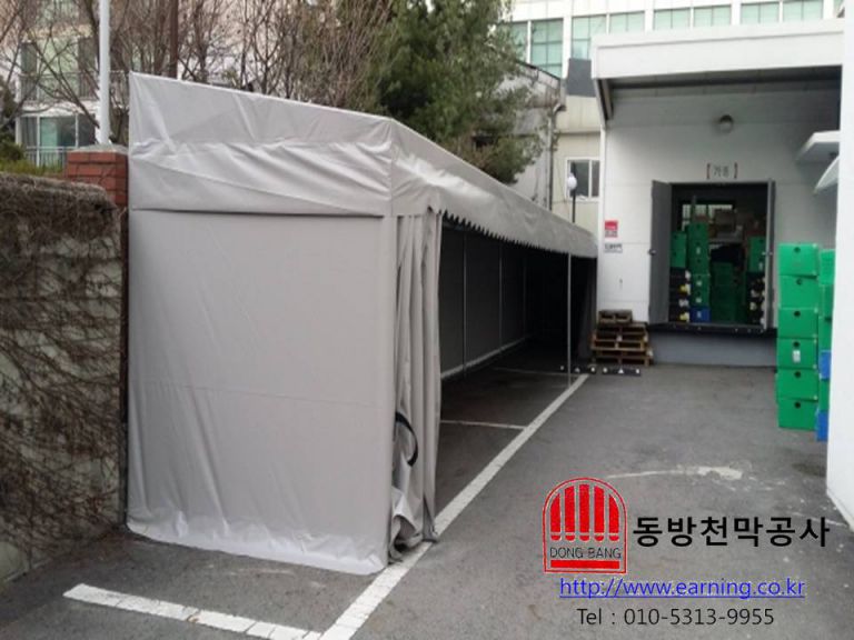 티제이 미디어 조립식 창고천막