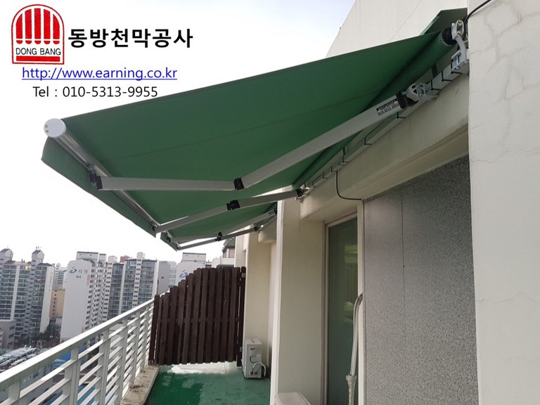 서울 시니어스 가양타워 15층 접이식 자동어닝