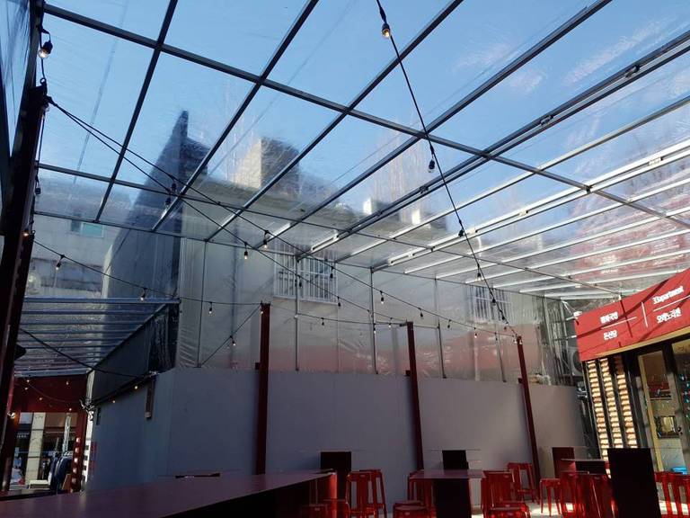 바이퐁 투명천막